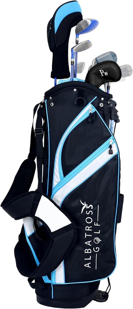 Elevon Junior Golf Club Sets for Kids, Complete Youth Golf Set for Boys & Girls, Lightweight & Easy to Swing, Perfect Starter Kit for Beginners 6-8Y