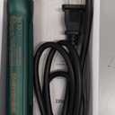 BANGMENG Mini Thermal Round Brush, 1/2 Inch Barrel Volume Heat Styling Brush for Men and Women Short Thin Curly Straight Hair, Heated Curling Iron,12 Temperature Setting (1.1 Inch with Bristles)