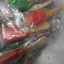 Perfect Stix Christmas Mini Lollipops, 60 Pack, Red and Green Holiday Design, Individually Wrapped Candy for Stocking Stuffers, 5 x 0.5 x 1 inches