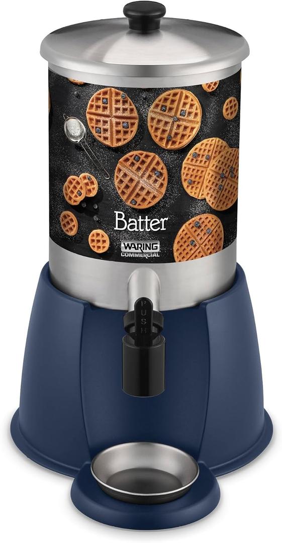 Waring Commercial WBD2G 2 Gallon Waffle, Pancake and Crepe Batter Dispenser