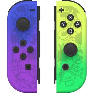 VOXAMINDALE SWITCH Controller for Nintendo Switch Controller, Switch Controller Replacement Accessories (Purple and Yellow)