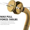 2 Pack 20 Inch Anti Slip Bronze Shower Grab Bar Polished Gold,ZUEXT Antique Brass Bathroom Grab Bar, Knurled Balance Bar,Safety Hand Rail Support Handicap Elderly Injury Senior Assist Bath Handle