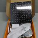 High Pressure Rainfall Shower Head with Handheld Spray Combo  5 Spray Modes, 10" Rain Shower, Anti-Clog Nozzles, Rust-Resistant Chrome Plating & Brass, Flexible Extension Arm