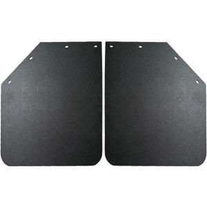 2PCS Universal Heavy Duty Polymer Mudflaps 24x30 Inch, Black Angled Splash Guard Mudflap for Semi Trucks Tractor Trailer