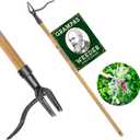 Grampa's Weeder - The Original Stand Up Weed Puller Tool with Long Handle - Made with Real Bamboo & 4-Claw Steel Head Design - Easily Remove Weeds Without Bending, Pulling, or Kneeling