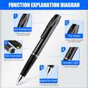 Mini Spy Camera Pen 1080P Full HD Video Recorder with 64GB Card, USB Charging, Security Surveillance Camera