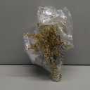 Luxspire Christmas Tree Topper, 3D Starburst Lighted Tree Topper, Plug in Christmas Star with Timer, Light Up Xmas Vintage/Modern Decorations for Holiday, Gold