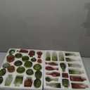 Set of 40 Glass Bud Vases, Small Green Glass Vases in Bulk, Mini Vintage Embossed Flower Vase for Wedding, Centerpieces, Birthday Party, Baby Shower, Home Table Decorations (Green And Amber Mix)