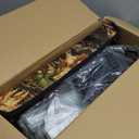 Weatherproof Heated Cat House for Outdoor in Winter, Heated Cat Bed Kitty Shelter with Cat Heating Pad, Insulated & Safe Escape Door, Warm House for Outside Stray Cat (Leaf Color, 12"x16"x16")