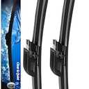 2 x OEM Quality Wiper Blades for 2003-2009 Mercedes-Benz C CLK Class CLK320 CLK500 CLK55 C230 C240 C280 C350, OE Genuine Style (22" + 22" Front Wiper Blades)