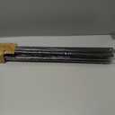 S15-Senmit Iron Stair Balusters 5/8" Round x 44" Long, Wrought Stair Iron Plain Spindles for Indoor Staircase, Hollow, Powder Coated  30Pack - (Satin Black)