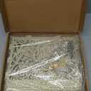 Glittery Gold Wedding Card Box with Lock, Wooden Gift Card Box for Wedding Reception, Elegant Wedding Money Envelope Card Box Holder for Party Graduation Birthday Baby Shower Decorations