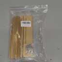 LC LICTOP Edge Pull Handles for Cabinets, 7.87 Inch Aluminum Alloy Finger Tab Pulls, Concealed Drawer Handles for Kitchen, Dresser, Wardrobe, 6.3 Inch Hole Spacing, 6Pcs Gold Edge Pulls (200mm/7.9")