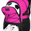 Goloni Soccer Backpack,Basketball Backpack with Ball Compartment & Shoe Compartment,Backpack for Basketball,Soccer (Rose)