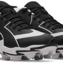 Under Armour Boys' Leadoff Icon Mid Rm Jr Baseball Cleats (Black)
