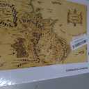 SEPTYK Middle Earth Map Pattern Wooden Puzzle Jigsaw 1000 PCS Pieces Picture Family Home Decorations Unique Birthday Gift for Adults Teens