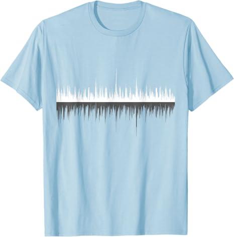 Sound Wave Awesome Music T-Shirt T-Shirt M