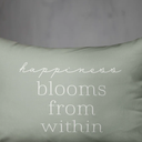 Happiness From Sage Indoor/ Outdoor Pillow,14"H x 20"W, Rectangle 
