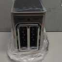 Toaster 2 Slice Wide Slot Stainless Steel Digital Toasters Best Rated Prime Touch Screen Toaster for 5 Bread Types/6 Shade Settings/Single Slot Toasting/Memory Function/Defrost/Reheat