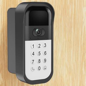 Swivel Mount for myQ Smart Garage Video Keypad, Angled Adjustable 40 to 140 Degrees Corner Mounting for myQ Garage Door Opener Easy to Install Reduce Blind Spot (Video Keypad is NOT Included), Black