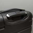 Wrangler 22.5 Hardside Spinner Carry-On Luggage, Black, 22-inch, Carry-On Approved Size: 22 in. hardside spinner measuring 22" x 14" x 9.5" overall