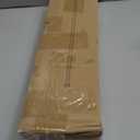 PORTRES Silvery Heavy Duty Curtain Rods for Windows 66 to 120 Inches Adjustable Length 1" Diameter Curtain Rod with Modern Decorative Finials for Outdoor Farmhouse Bedroom Kitchen Living Room