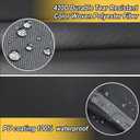 Patio Lounge Chair Cover Waterproof Outdoor Chaise Lounge Covers UV Resistant Special fixed design 78Lx32Wx35H Black 2Pack Patio Furniture Covers