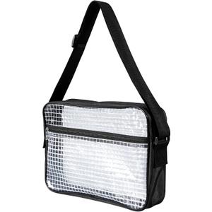 15.7 Inch Tool Bag-Transparent & Anti-static Cleanroom Engineer Bag for Work and Travelfabric shoulder straps