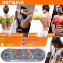 HOTWAVE Push Up Board Fitness, Portable Foldable 20 in 1 Push Up Bar at Home Gym, Pushup Handles for Floor. Professional Strength Training Equipment For Man and Women