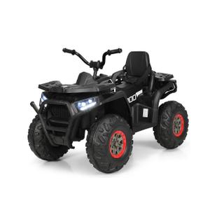 14 in. 3 Plus Years Old Ride On Car with MP3 and LED Lights Black TY327802BK+