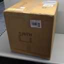 Farmhouse Table Lamps Black 18.8" Tall Ceramic Table Lamp Rustic Southwestern Clay Pot Ceramic Lampshade with Fabric Shade Bedside Nightstand for Living Room Bedroom House Office Entryway (Black)