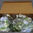 Zeyune 12 Bundles Gradient Blue Artificial Flowers Peonies Silk Dahlia Faux Rose Fake Chamomile Hydrangea Bouquet Floral Arrangements Bulk for Home Vase Wedding Party Table Centerpiece (Peonies)