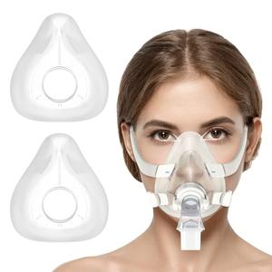 2 Packs Replacement Cushions for AirFit F20 Masks (M) - Optimal Comfort, Reliable Seal, Soft and Durable, Compatible with Original F20 Frame, Medium