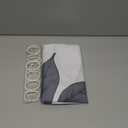 Black White Floral Shower Curtain Rustic Flower Butterfly Grey Floral Leaf Vintage Botanical Polyester Fabric Bathroom Decor 7070 Inch with Hook