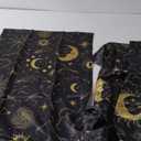 EXQ Home Silky Zippered Pillowcase 2 Pack Queen Size- Black Printed Satin Pillowcase 20x30 inches - Satin Pillow Cases for Hair and Skin, Valentines Day Gifts for Women