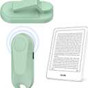[Case-Friendly] Page Turner for Kindle Paperwhite Oasis Kobo eReaders, Camera Camcorder Remote Controls, Page Turner Clicker for ipad Tablets Reading Novels with Wrist Strap Storage Bag Green