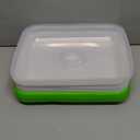 Seed Sprouting Tray, 5 Packs Microgreens Growing Trays Big Capacity Sprouts Growing Kit Soil-Free Sprouter Tray for Sprouting Seeds, Beans, Wheatgrass (with Lids)