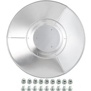 Generic NCZH Patio Heater Reflector Shield, Aluminum Heat Reflector Shield Top for Propane Outdoor Heaters, Replacement Parts(3-Hole Mount, 33"" Diameter Round), Stainless Steel