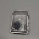 YETLEBOX Waterproof Electrical Box Dustproof Junction Box Weatherproof IP67 ABS Plastic Enclosure Switch Router Project Box with Mounting Plate with Wall Bracket 2 Cable Glands Clear 5.9"x3.9"x2.8"