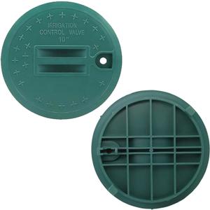 2 Pcs 10 inch Valve Box Cover,valve box cover,Sprinkler Valve Box CoverLid Replacement for Sprinkler System Irrigation Circular Valve Box Lid, Valve Box Cover Lid (10 inch)