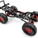 ShareGoo Metal RC Body Chassis Frame 1/12 4WD Frame Kit Compatible with 1/12 MN D90 D91 D96 MN98 MN99S RC Car (Black)