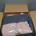 PERFEMET Blush Twin Bed in A Bag for Girls 5 Pcs Boho Pom Pom Bed Comforter Set with Sheets Soft Lightweight Pink Plain Bedding for Kids Teens(Blush, Twin)