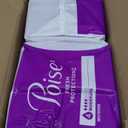 Poise Incontinence & Postpartum Pads for Bladder Leaks, 4 Drop Moderate Absorbency, Regular Length, 132 Count