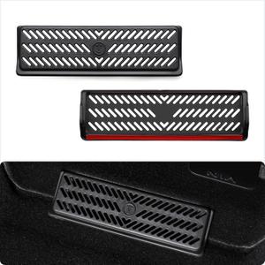 BASENOR 2025 Upgrade Tesla Model Y Backseat Air Vent Cover Air Flow Vent Grille Protection Set of 2 for 2020 2021 2022 2023 2024 Model Y Gen 2 (Not Fit New Model Y Refresh Juniper)