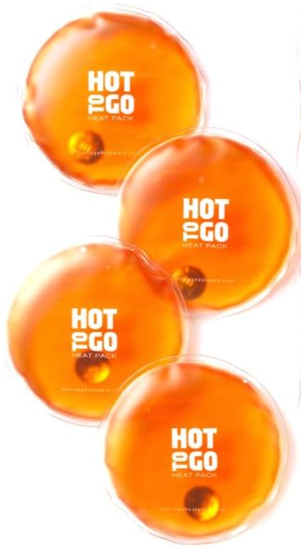 Hot to Go Reusable Round Heat Pack 4ct
