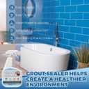 32oz Grout Sealer Spray Complete Kit with 4 Tools(Covers 200+ SF), Waterproof Tile Sealer for Shower, Kitchen, Bathroom - 100% Safe Indoor & Outdoor, Clear Grout Sealant Protector for Stone, Marble