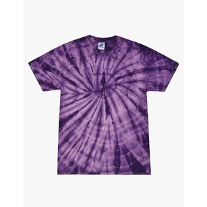 Spider Tie Dye T-Shirt, Purple, Size: M Spider Tie Dye T-Shirt, Purple, Size: M