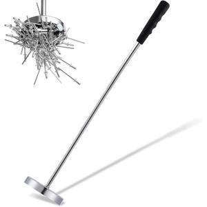 Telescoping Magnetic Sweeper Pickup Tool, Screws Parts Finder with 35LB Pull Capacity, Retractable 8.6" to 33" with Strong Magnet, Pick up Nails, Screws, and Metal Parts