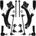12Pcs Suspension Kit Control Arm Ball Joint for Honda CR-V 2007-2011