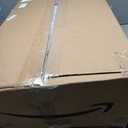 3.7 inch Thickened Orthopedic Dog Beds for Extra Large Dogs, Supportive Dog Sofa Bed with 28D Egg-Crate Foam, Removable Washable Cover, Waterproof Lining, Half-Round Design for Puppy,Senior,Sick (Grey)